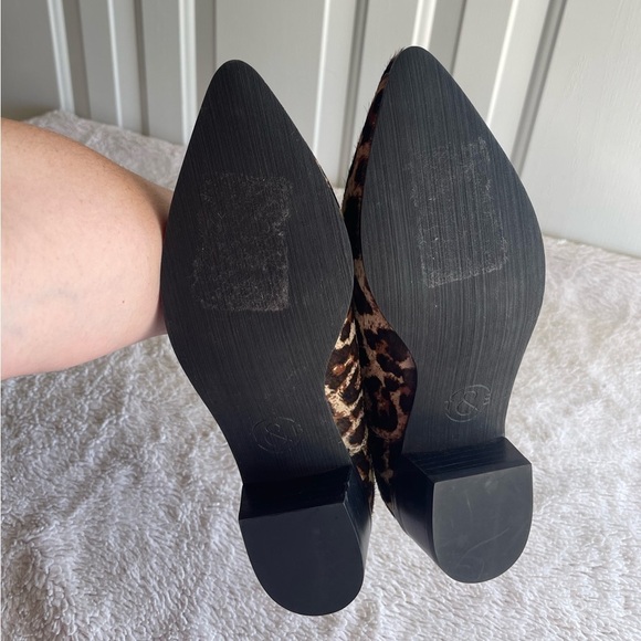 Treasure and bond leopard print faux leather fur ankle booties - Picture 8 of 9